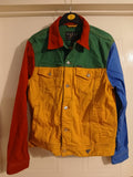 GUESS x J Balvin Vibras Colorblock Denim Jacket – Size Medium