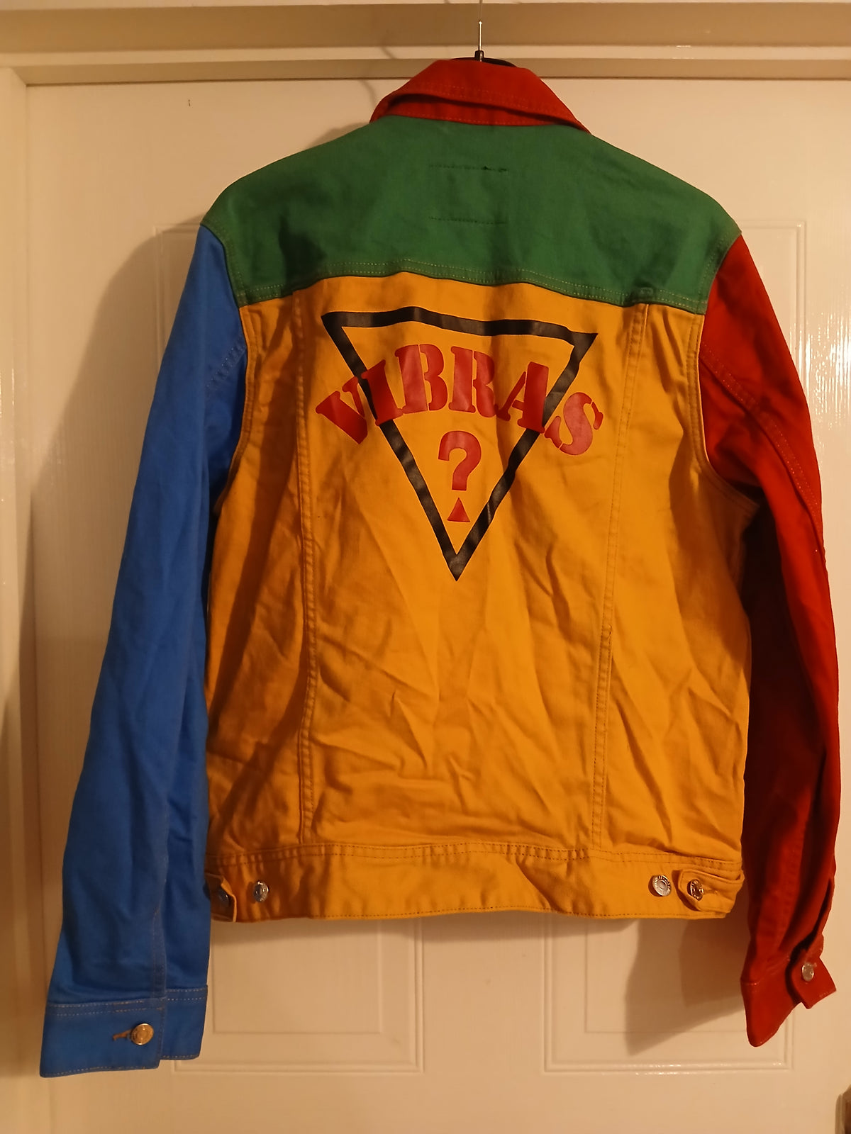 GUESS x J Balvin Vibras Colorblock Denim Jacket – Size Medium